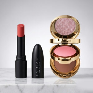 Combo promocional: OCEANE NT 3 TO GO PALETTE TRIO SOMBRAS DAZZLE & OCEANE EDIT THE LIPSTICK – RED KISS 3,2G